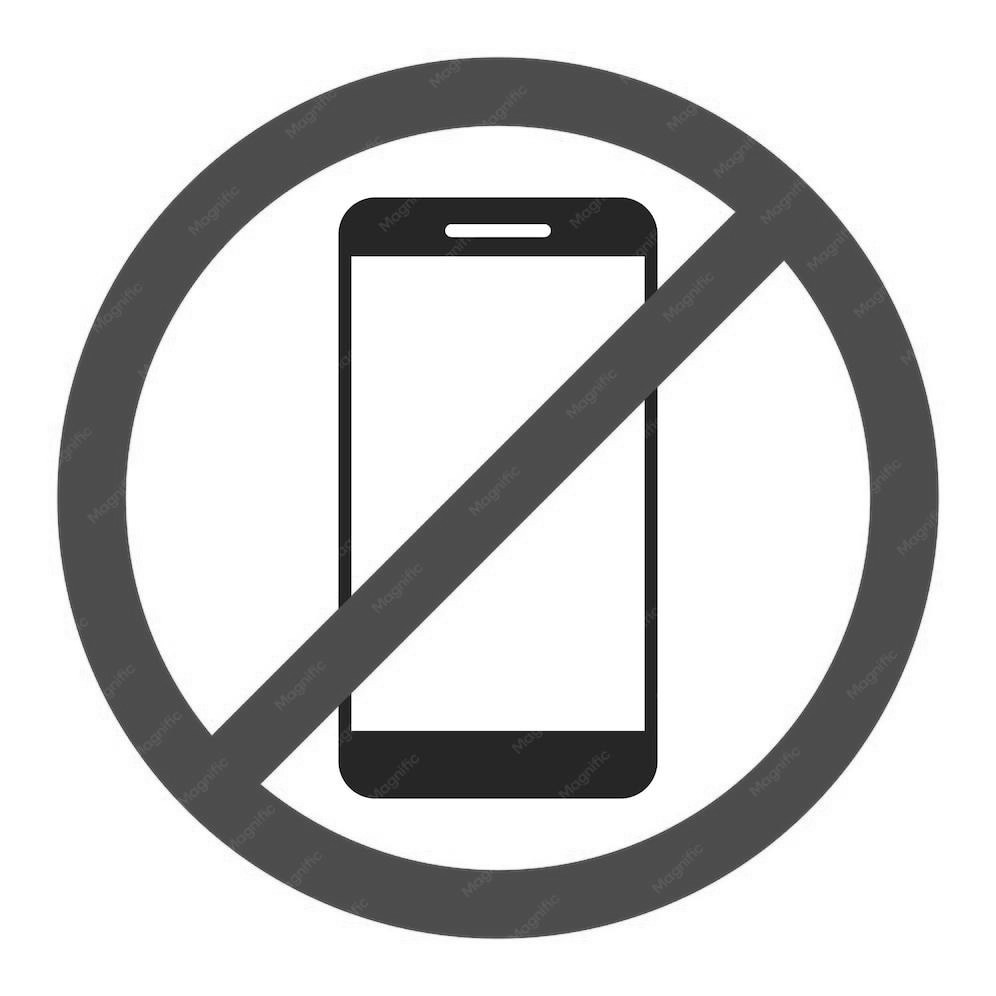 Знак осознанного использования телефона